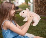Lifelike 12-Inch Baby Pig Stuffed Animal