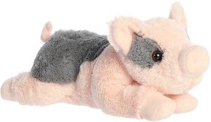 Adorable Pink Mini Pig Stuffed Animal - 12 Inches