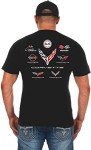 Corvette Collage T-Shirt for Men - Black