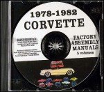 1978-1982 Corvette Assembly Manual CD-ROM