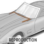 Hood Weatherstrip Seal for 1963-82 C2/C3 Corvette