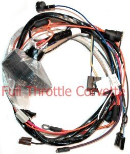 1975 C3 Corvette Engine Wiring Harness - No Seatbelt Interlock