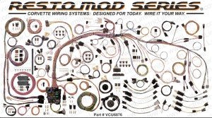 C3 Corvette RestoMod Custom Wiring Harness 1968-1976