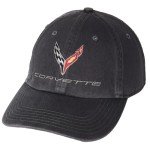 C8 Corvette Garment Washed Charcoal Hat