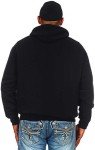 Men's C3 Corvette Logo Pullover Hoodie - Black