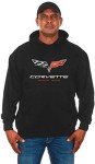 Chevy Corvette C6 Logo Hoodie for Men