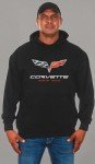 Chevy Corvette C6 Logo Hoodie for Men