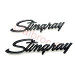 1969-1973 Corvette C3 Stingray Silver Emblems