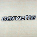 Corvette Rear Bumper Emblems for 1976-1979 C3