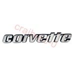 Chrome Rear Bumper Emblems for 1976-1979 C3 Corvette