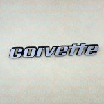 Corvette Rear Bumper Emblems for 1976-1979 C3