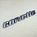 Corvette Rear Bumper Emblems for 1976-1979 C3