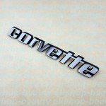 Corvette Rear Bumper Emblems for 1976-1979 C3