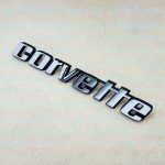 Corvette Rear Bumper Emblems for 1976-1979 C3