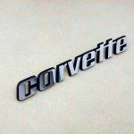 Corvette Rear Bumper Emblems for 1976-1979 C3