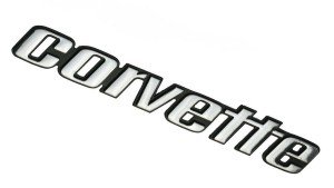Corvette Rear Bumper Emblems for 1976-1979 C3