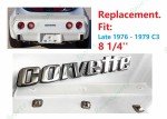C3 Corvette Chrome Rear Emblem Badge (76-79)