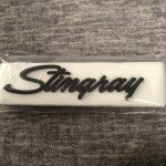 1969-1973 Corvette C3 Stingray Emblems - Matte Black