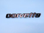 C3 Corvette Rear Bumper Emblems 1976-1979
