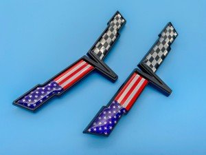 1980 Corvette C3 Front & Rear Badge Emblems