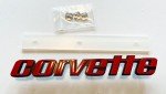 Gloss Red and Black Emblems for 1976-1979 C3 Corvette