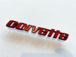 Gloss Red and Black Emblems for 1976-1979 C3 Corvette