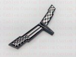 1981 C3 Corvette Black Front US Flag Emblem