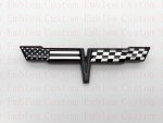 1981 C3 Corvette US Flag Badge Emblem