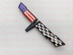 1981 C3 Corvette Rear US Flag Emblem Badge
