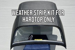 C3 Corvette Convertible Hardtop Weather Stripping Kit