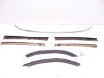 C3 Corvette Front Windshield Pillar Trim Strips Set