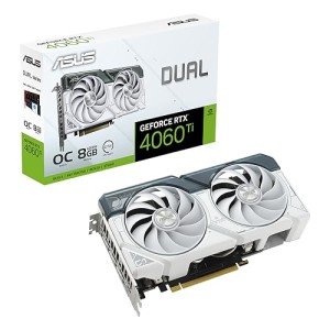 ASUS RTX 4060 Ti OC Gaming Graphics Card - White