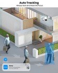 AOSU 2K Color Night Vision Security Cameras (2 Pack)