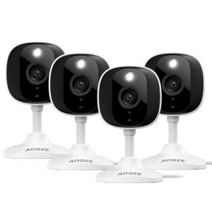AOQEE 2K Smart Security Camera System with Alexa