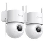 AOSU 3K Smart Outdoor Security Cameras - 2 Pack