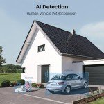 AOSU 3K Smart Outdoor Security Cameras - 2 Pack
