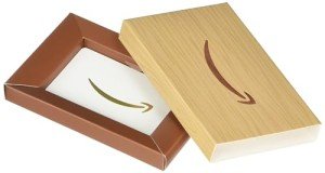 Amazon Gift Card in Classic Faux Wood Box