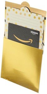 Amazon Gift Card in Gold Dot Reveal Design