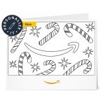 Personalized Candy Cane Gift Card Print