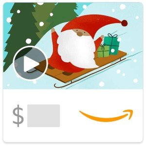 Santa's Sledding Gifts Animated eGift Card