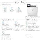 HP LaserJet M611dn Monochrome Printer with Ethernet