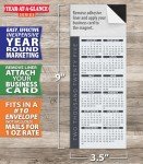 Magnetic Yearly Calendar for Easy Business Marketing