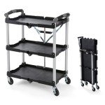 85-188 Pack-N-Roll Folding Service Cart, 150LB