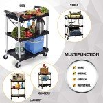 85-188 Pack-N-Roll Folding Service Cart, 150LB