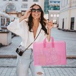 16x6x12 Heavy Duty Frosted Pink Gift Bags