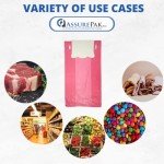 Pink HDPE T-Shirt Bags for Retail - Pack of 1000