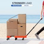 SPACEKEEPER Heavy-Duty Folding Hand Truck with Wheels