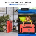 SPACEKEEPER Heavy-Duty Folding Hand Truck with Wheels
