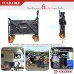 Compact Collapsible Wagon for Easy Grocery Transport