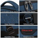 Anti-Theft 17" Laptop Backpack with USB Charging - Blue